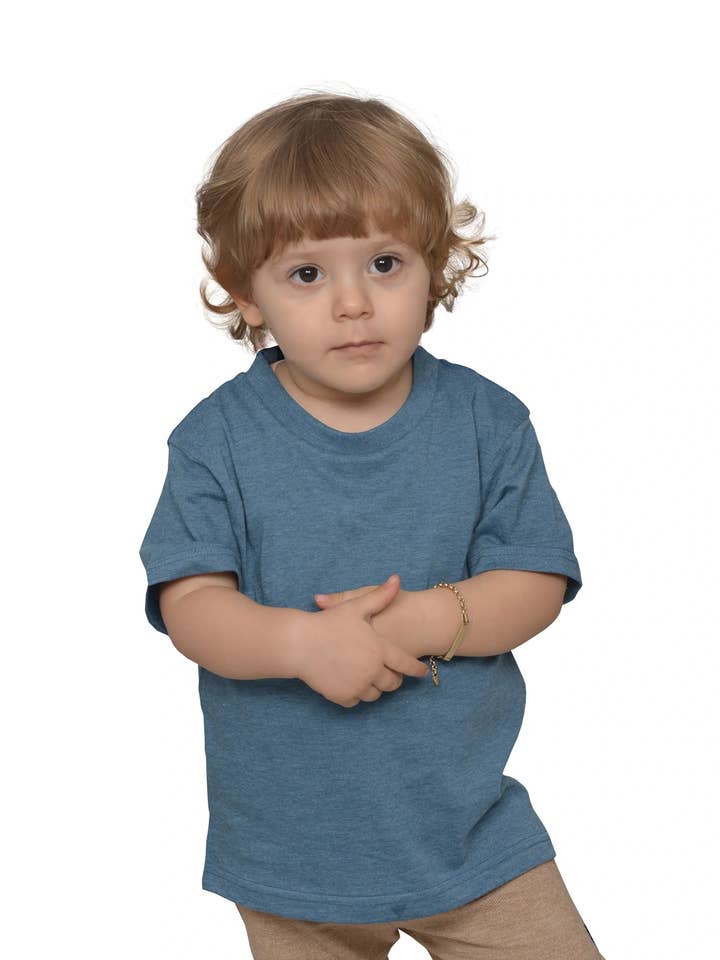 TODDLER DEEP TEAL HEATHER 2009 for wholesale by The Ndop Apparel