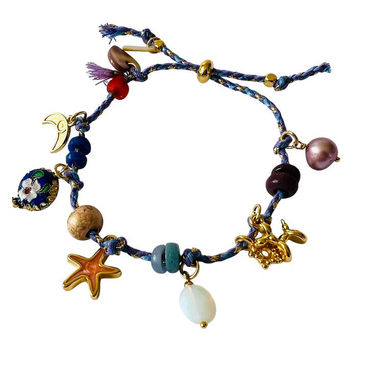 Jazu Jewellery - Wholesale Charm/Dangle Bracelet - Handmade Bohemian Charms Bracelets – Limited Edition4