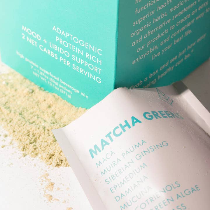 Matcha Greens Latté for wholesale by Lifehouse Tonics + Elixirs
