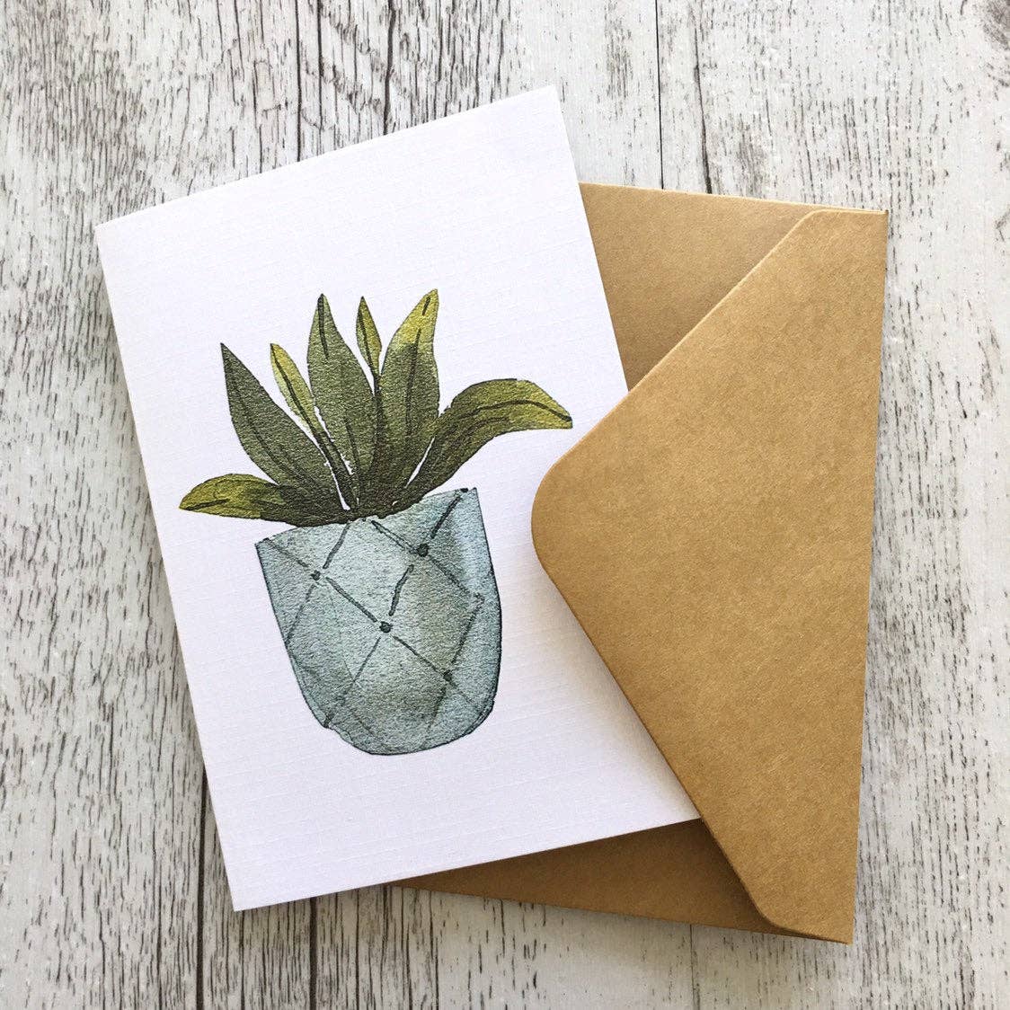 Scattered Seed Co - Wholesale Stationery/Notecard Set - POTTED PLANTS Collection 1 greeting cards set of 44