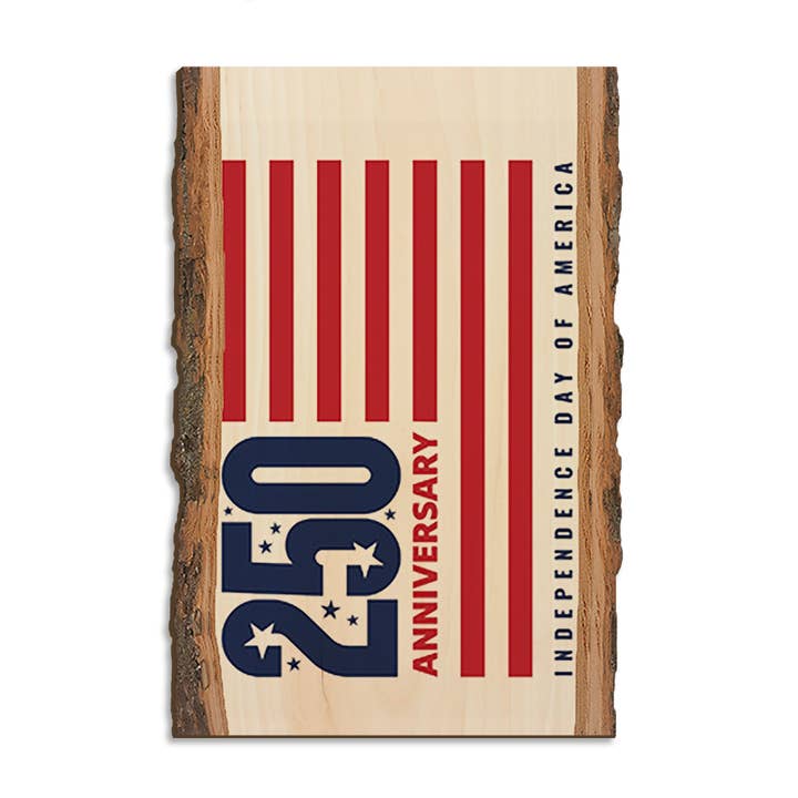 US 250th Bday Two - Live Edge Postcard,Magnet,Ornaments for wholesale by DaydreamHQ