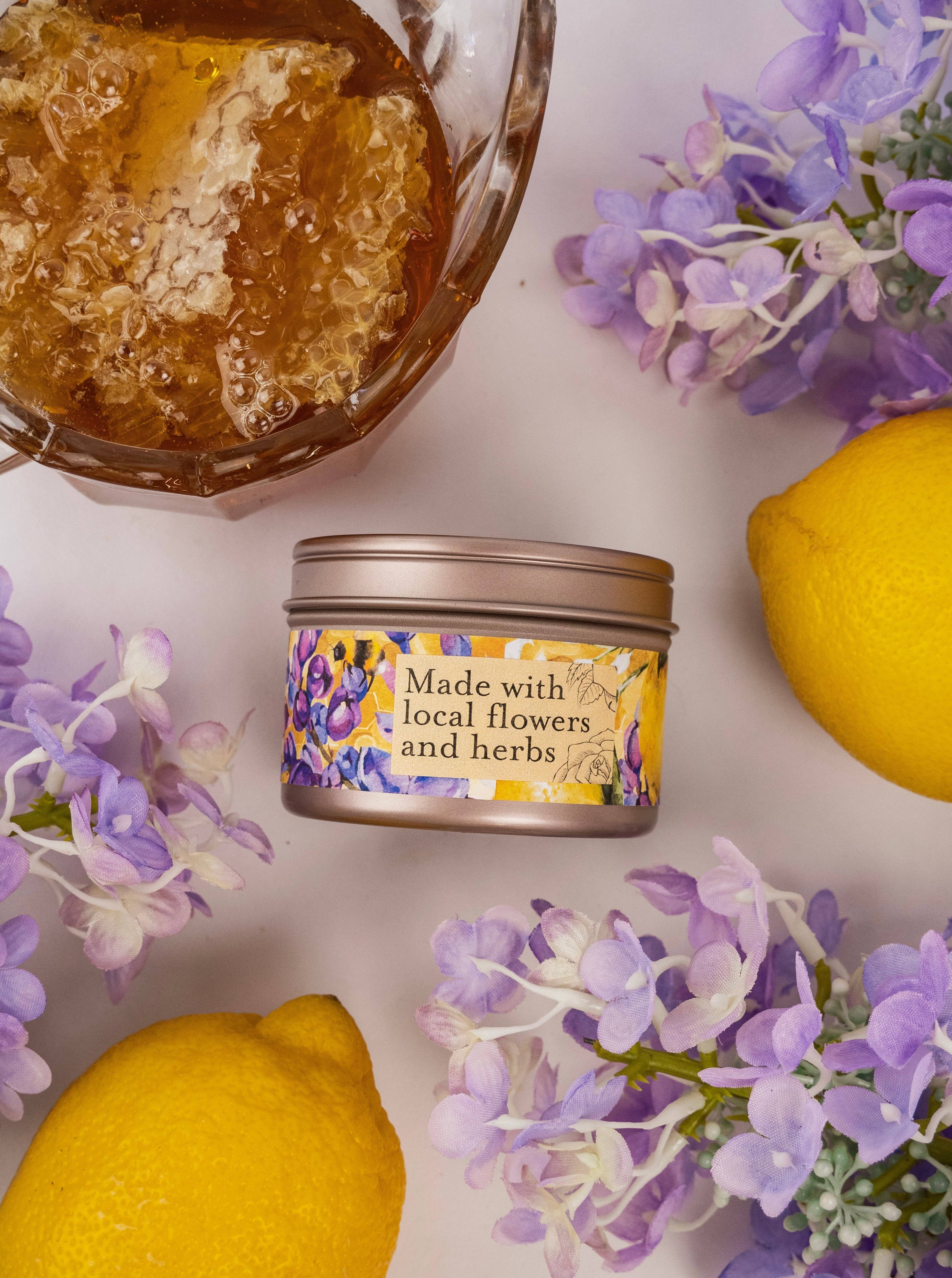 Ash & Rose - Wholesale Jar/Filled Candle - Nectar: Lilac + Lemon + Honey Candle3