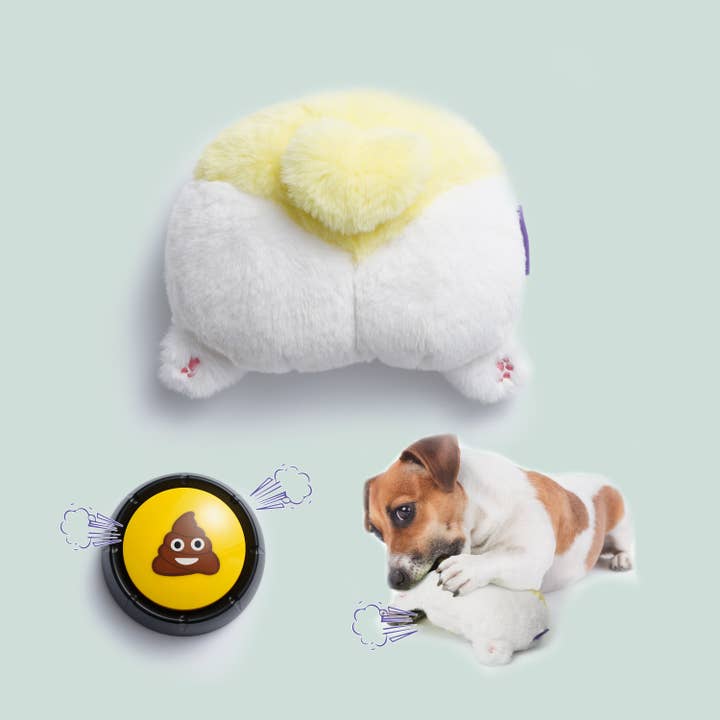 Nocciola - Wholesale Pet Plush Toy - Dog - Fuzzwoof Hilarious Farting Corgi Butt Plush Dog Toys for Puppies Small Medium Large Dogs5
