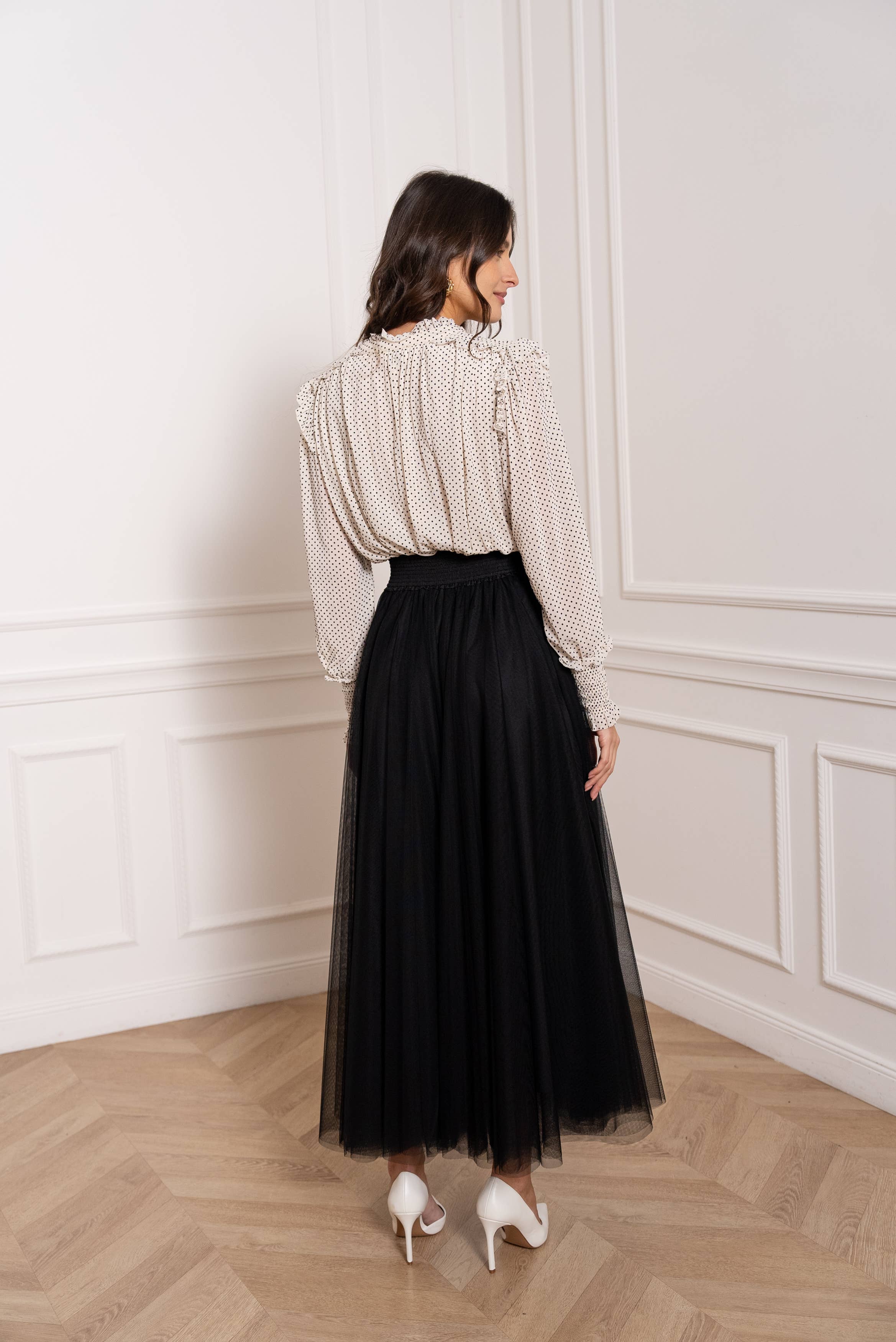 CHOKLATE PARIS - Wholesale Skirt - Women's - Maria tulle maxi length skirt - CK083653