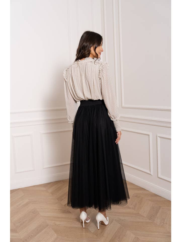 CHOKLATE PARIS - Wholesale Skirt - Women's - Maria tulle maxi length skirt - CK083653