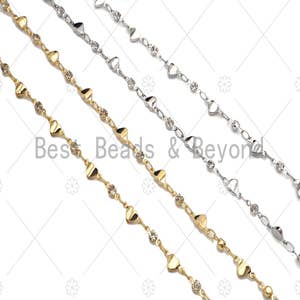 Mandala Crafts Stainless Steel Link Cable Chain with Lobster Clasp and Jump Rings for Necklace, Jewelry Making, Crafting