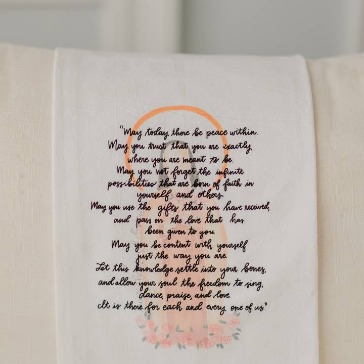 Emily S Pitre Art - Wholesale Tea Towel - St. Therese of Lisieux Tea Towel0