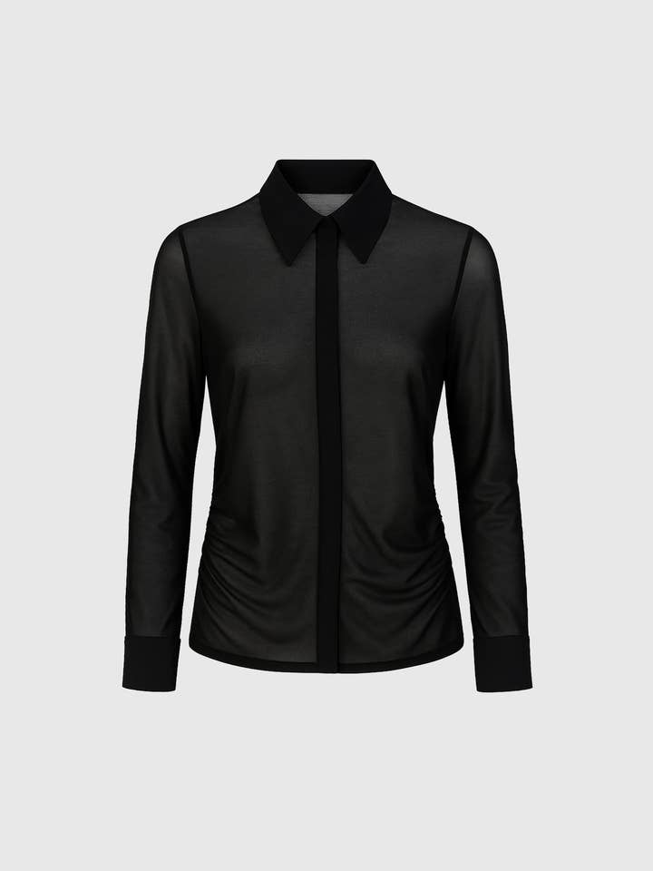 AVELINO SHIRT black for wholesale by An'ge