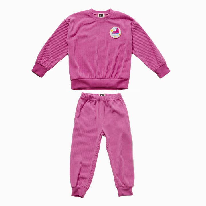 Set di felpe con toppe per la vendita all'ingrosso da parte di Petite Hailey