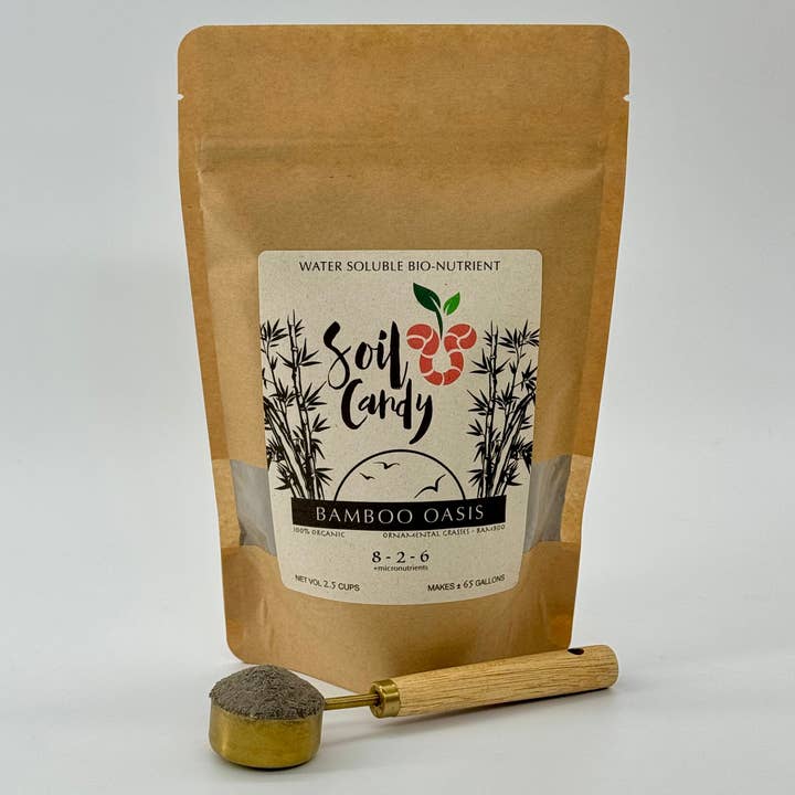 Bamboo Oasis - ornamental grass/bamboo soluble bio-nutrient for wholesale by Soil Candy