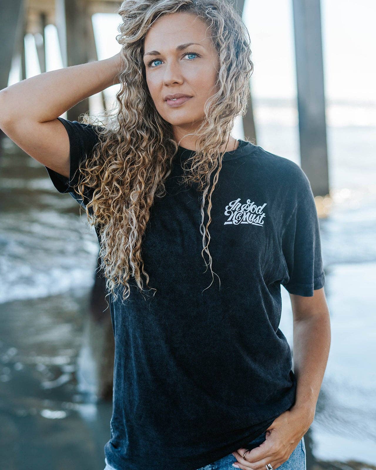 In God We Must - Wholesale Screen Printed T-Shirt - Unisex - 'Jesus Saves' Premium Tee10