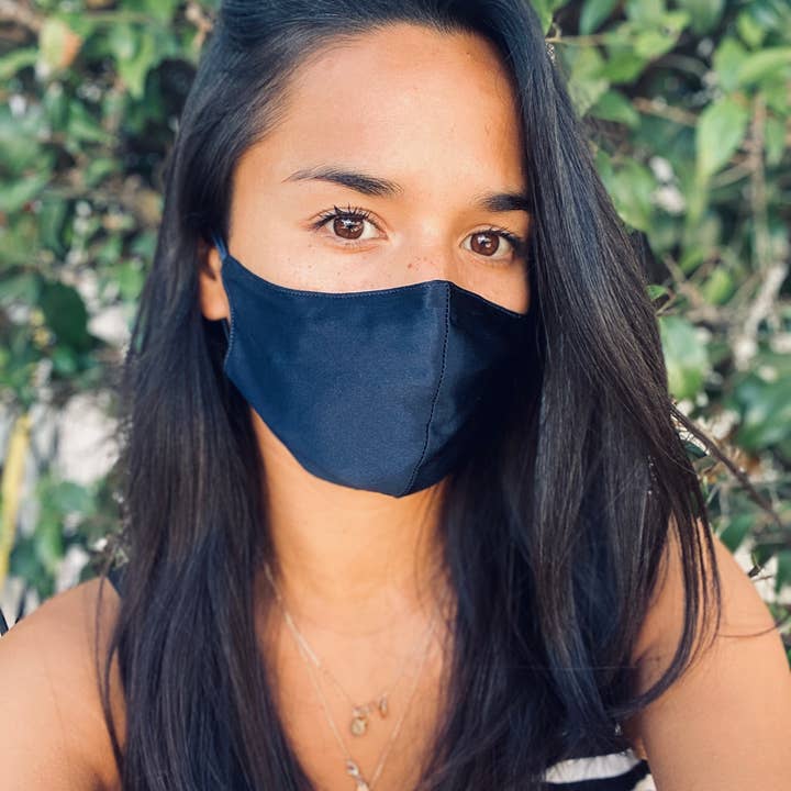 100% Mulberry silke ansigtsmaske for engroshandel hos Malibu Luxxe