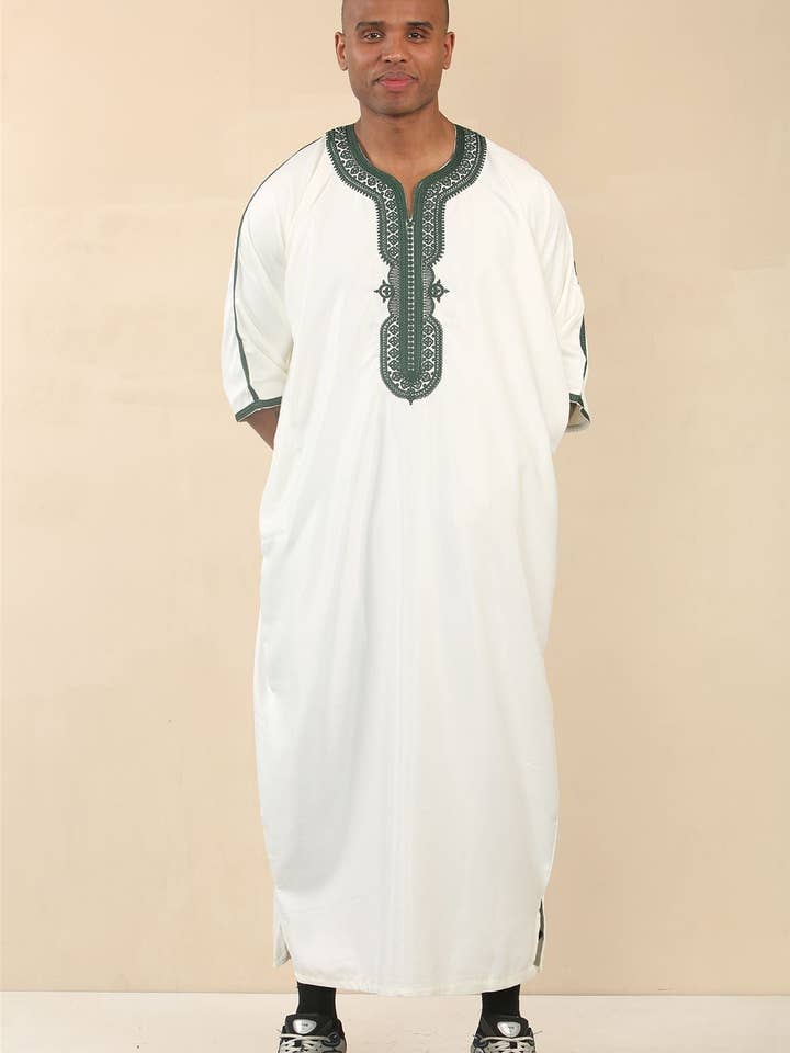 Infinity Leather (Upperclass Fashions Ltd) - Vente Peignoir – homme - Djellaba Jubba Robe Marocaine pour Homme Eid5