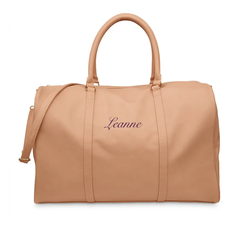 Weddingstar Inc. - Wholesale Duffel- en weekendtas - Dames - Weekenderreistas van imitatieleer voor dames - lichtbruin11