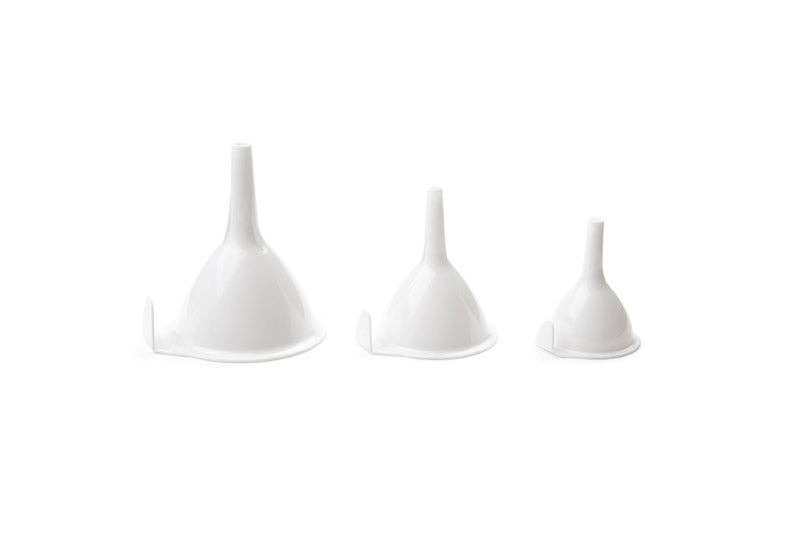 Everyday Supply Co - Wholesale Funnel - FOX RUN - Fox Run White 4.5 in. H Plastic Funnel Set0