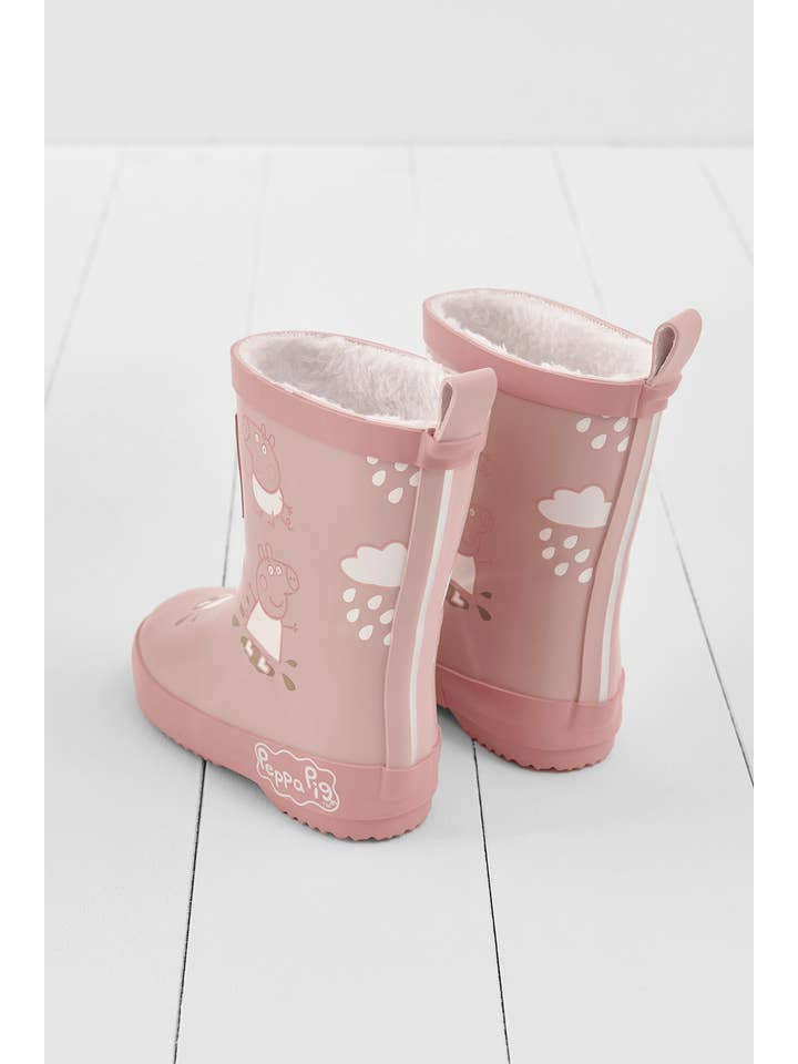 Grass & Air - Venta al por mayor Botas de agua - Niños - Botas de agua para niños de Peppa Pig, color rosa, que cambian de color, con forro polar