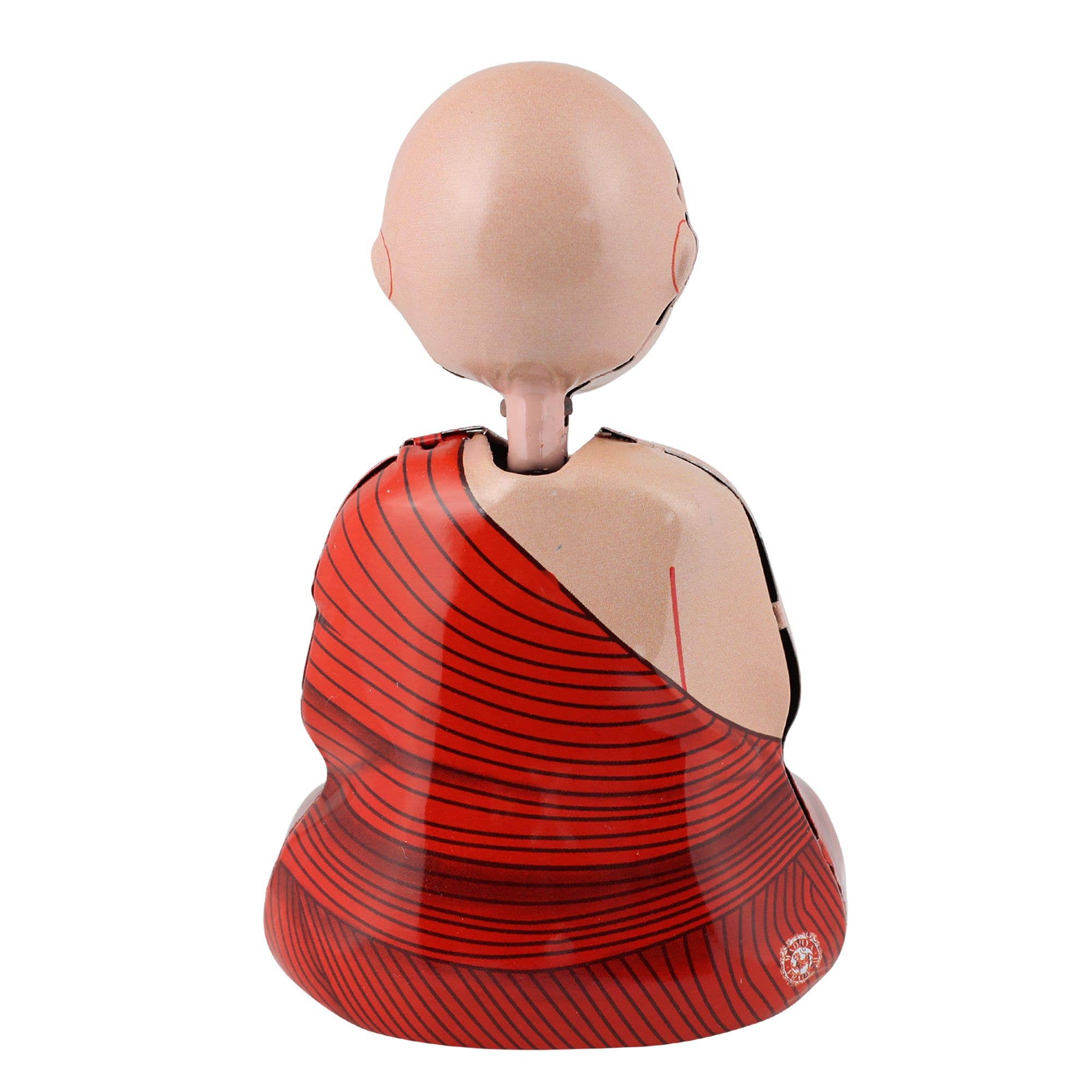 Tribal Trade GmbH - Wholesale Classic Toy - Kids - Praying Monk Meditation Buddha Bobble Head Tin Toy2