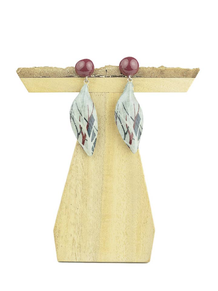 Pendiente hoja para venta al por mayor de NOA ECCO