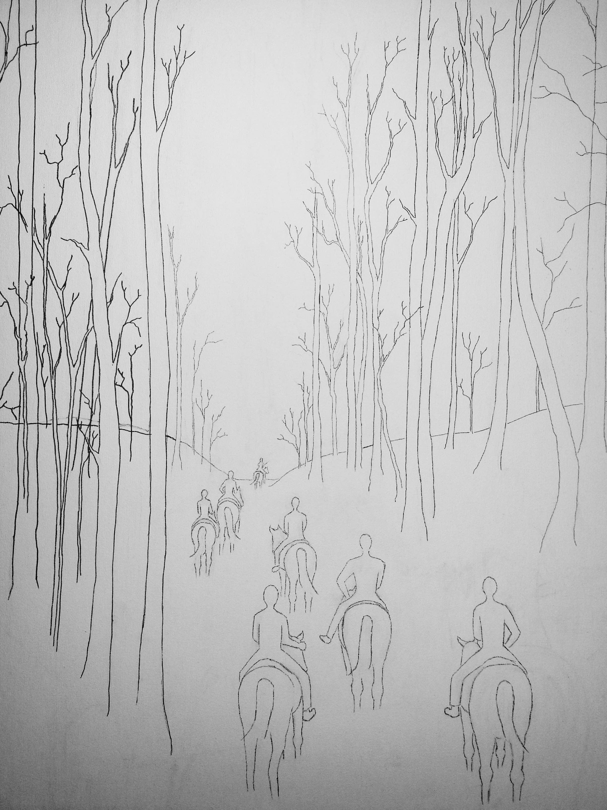 CherieSmittleArt - Wholesale Art Print - Hunting Party3