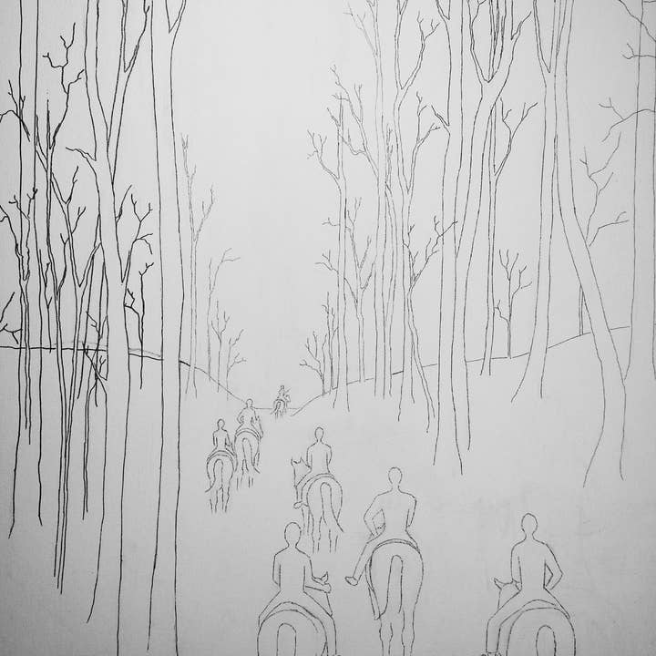 CherieSmittleArt - Wholesale Art Print - Hunting Party3