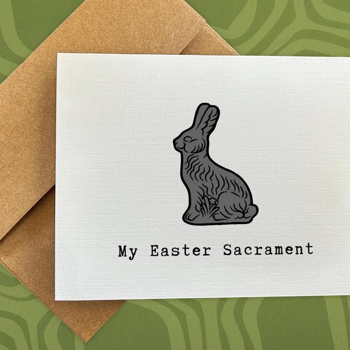 My Easter Sacrament – A2 Easter Greeting Card for wholesale by Happy Turtle Greetings