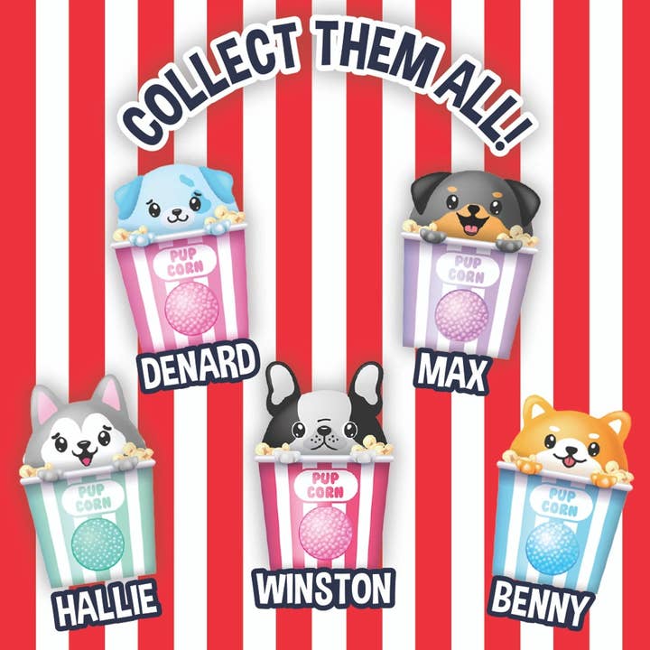 Top Trenz Inc - Wholesale Squishy Toy - Kids & Baby - Popcorn Puppies - Sensory Beadie Buddies Squishy Toy