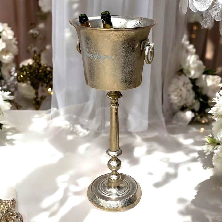 Minster Stylish Living Ltd - Wholesale Ice Bucket - 79Cm Floor Standing Champagne Bucket
