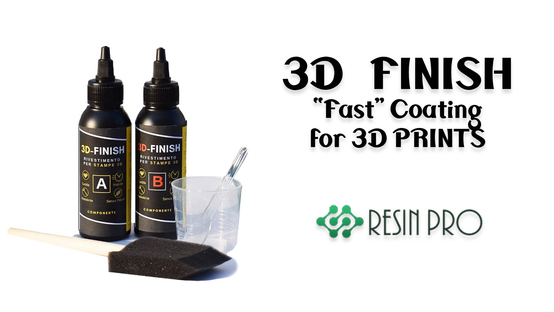 Resin Pro UK - Wholesale Craft Supplies - 3D – FINISH “Fast” Coating for 3D PRINTS2