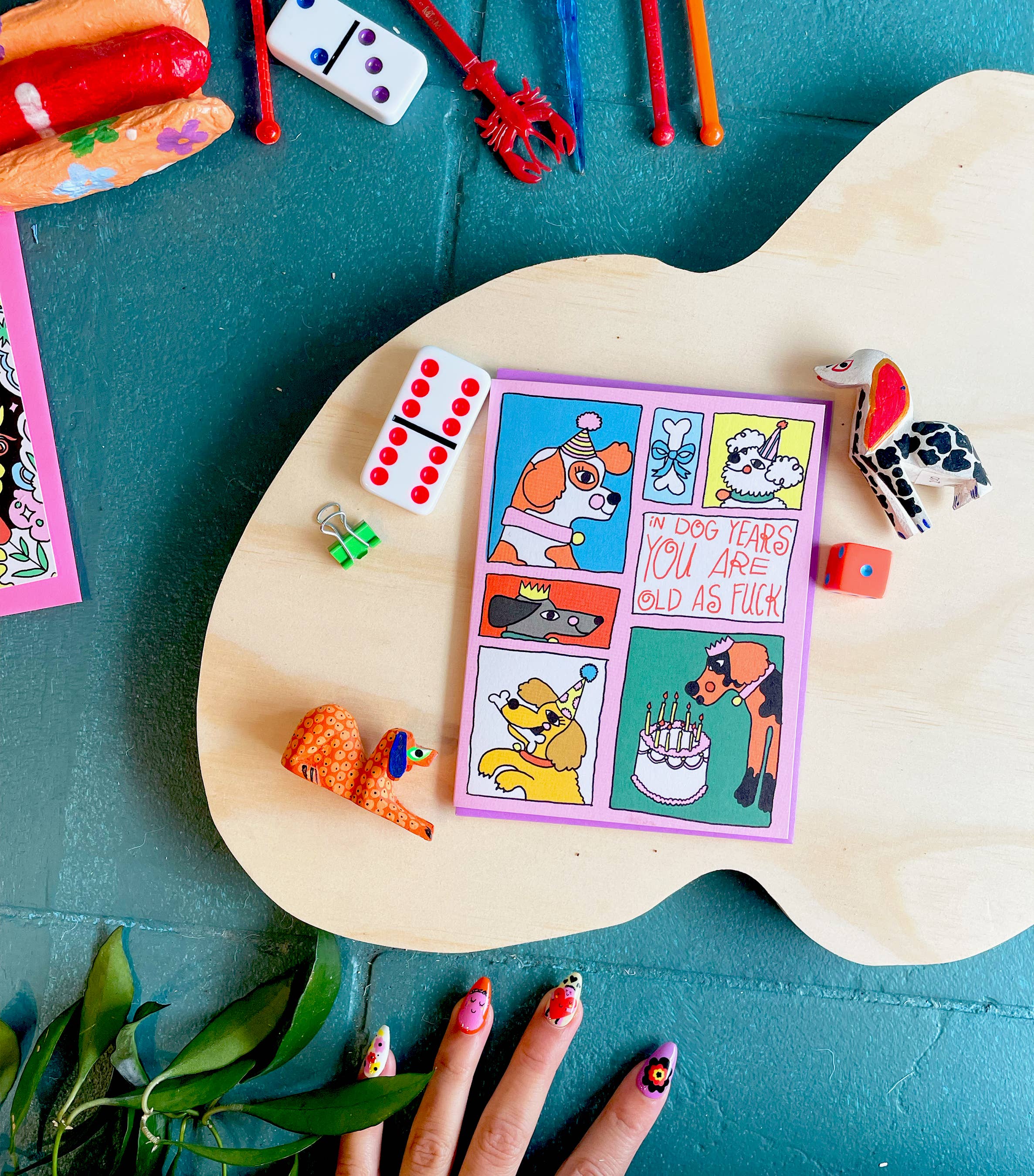 Ash + Chess – Engroshandel Venskabskort – Kort - Hundens års fødselsdag1