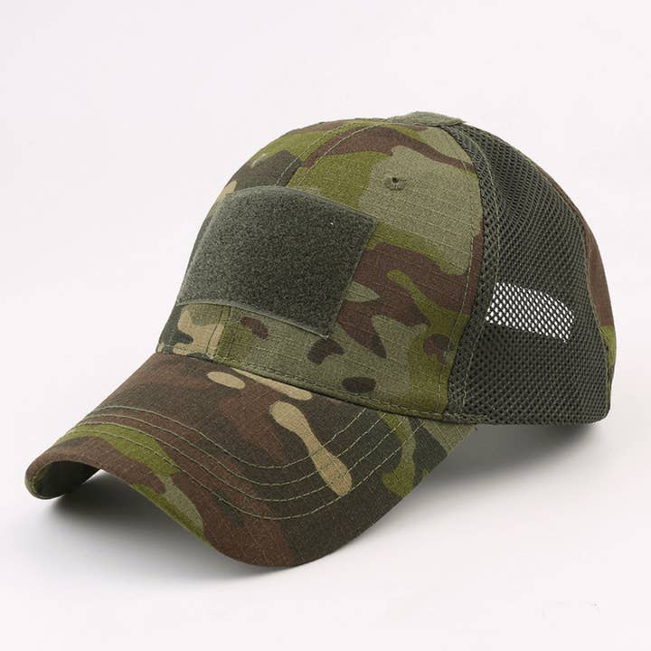 JupiterGear - Wholesale Trucker Hat - Unisex - Military-Style Tactical Patch Hat with Adjustable Strap