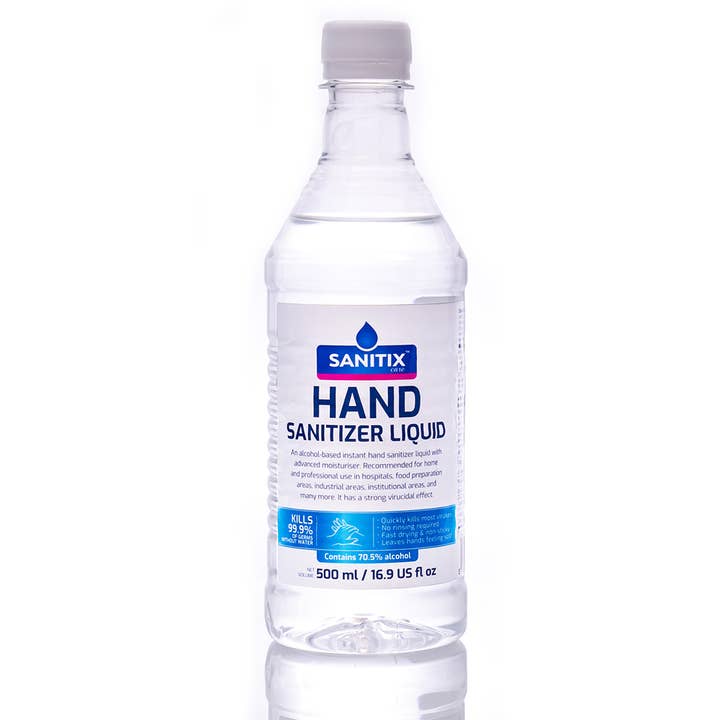 Sanitix Care – wholesale Hand sanitiser – Hand Sanitizer Liquid 500 ml / 16.9 US fl oz