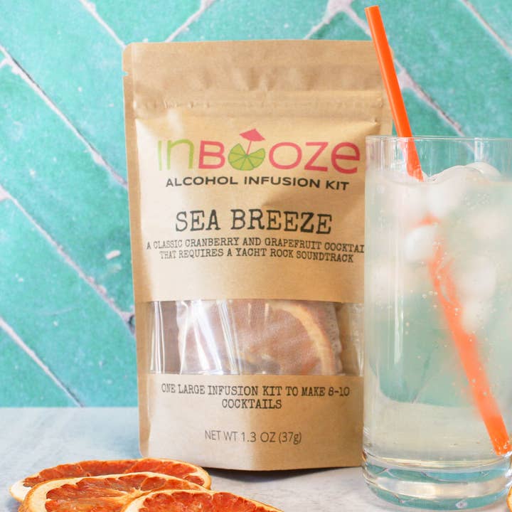 Kit de cócteles con infusión de alcohol Sea Breeze para venta al por mayor de InBooze
