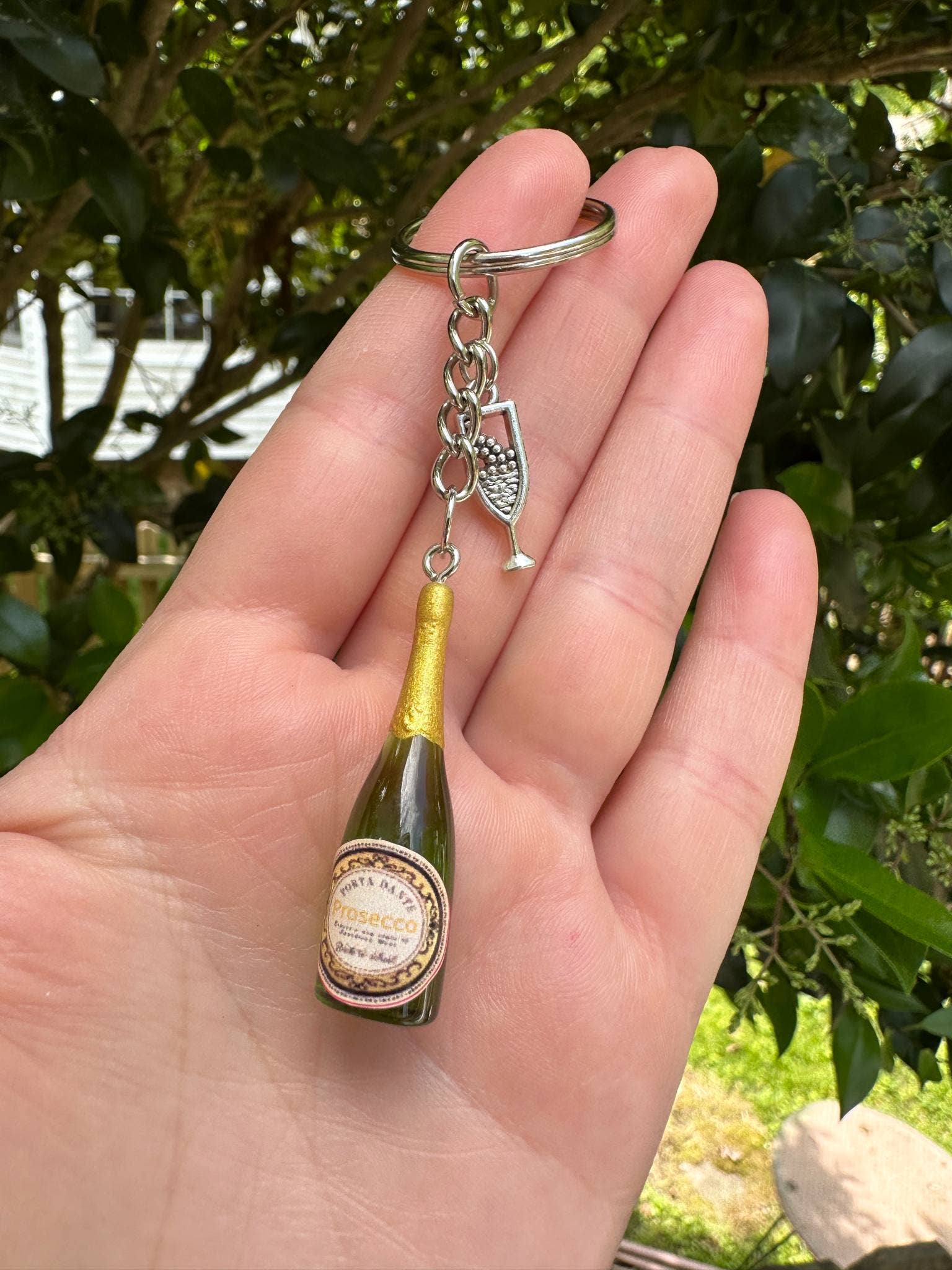 Arcfo Jewelry – Großhandel Schlüsselanhänger – Unisex – Schlüsselanhänger Champagner- und Prosecco-Flaschensammlung – Stilvoll3