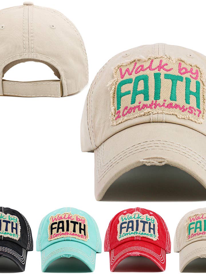 Walk By Faith Vintage Ballcap and other Purchase Wholesale walk by faith. Free Returns & Net 60 Terms on Faire trending on Faire.