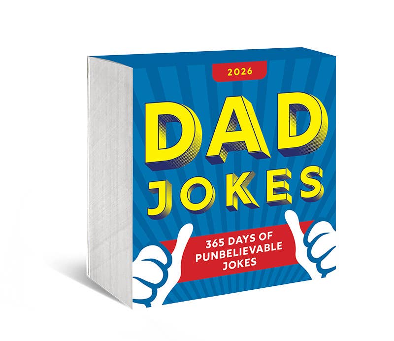 Sourcebooks - Wholesale Display Book - 2026 Dad Jokes Boxed Calendar0