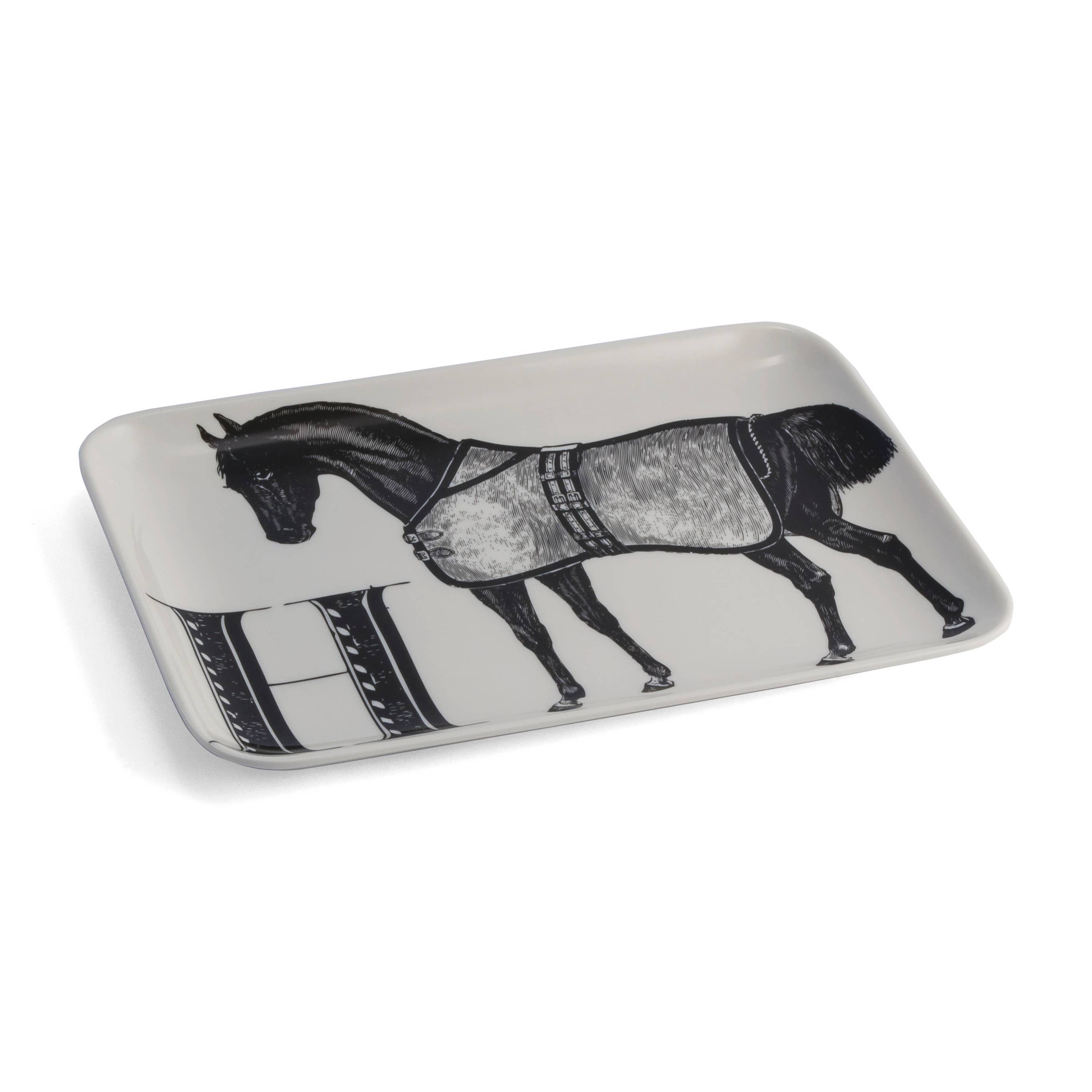 THOMASPAUL - Wholesale Serving Tray - H Horse Alphabet Tray – Whimsical Melamine Tableware0
