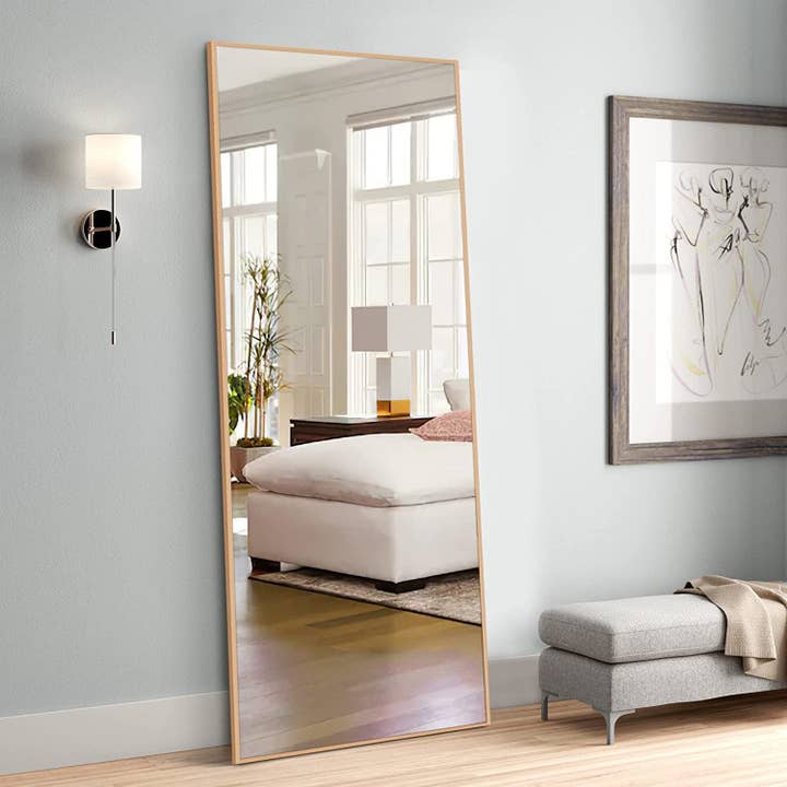 Gold Full Length Floor Mirror for wholesale on Faire