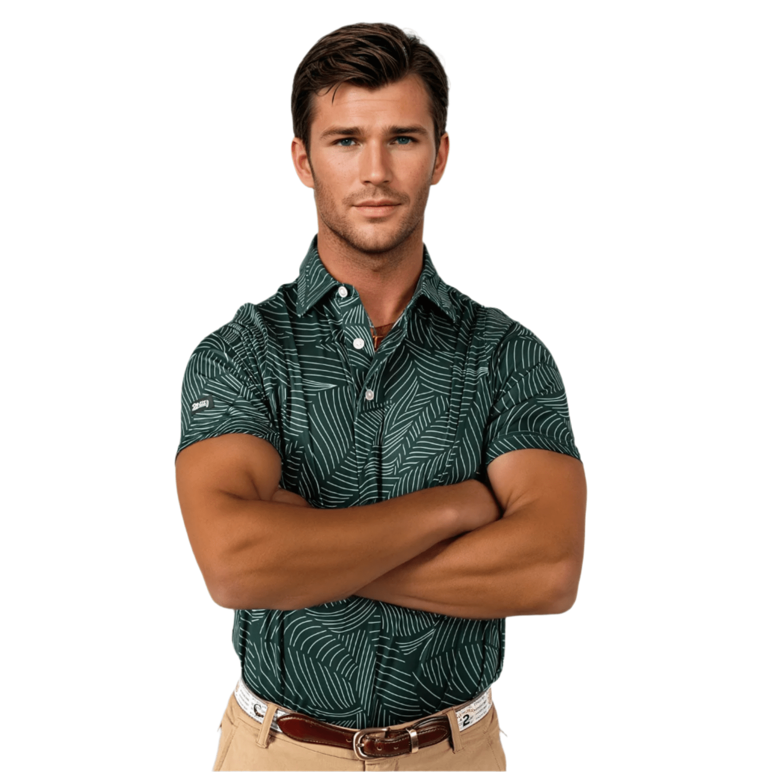 2Putt - Wholesale Polo - Men's - Bermuda Leaf Men's Polo1
