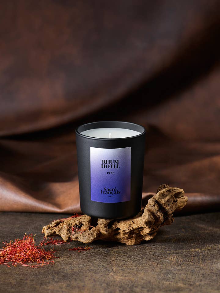 Rhum Hotel 1927 Jar Filled Candle for wholesale by Sacré Français