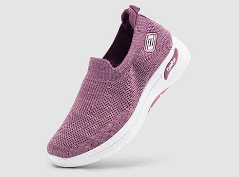 FitVille - Wholesale Slip On Sneakers - Women's - FitVille Women's Lightweight Breathable Slip-on Sock Walking Sneakers9