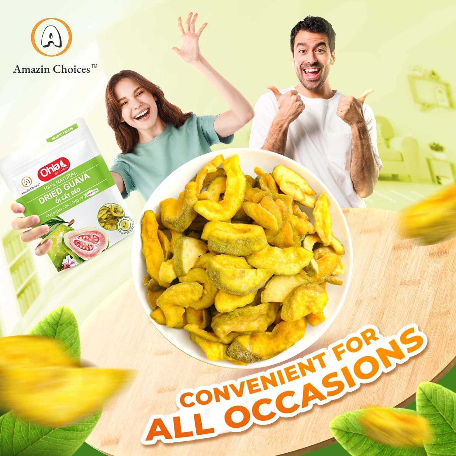 Amazin Choices - Wholesale Dried/Dehydrated Fruit - Dried guava 500g4