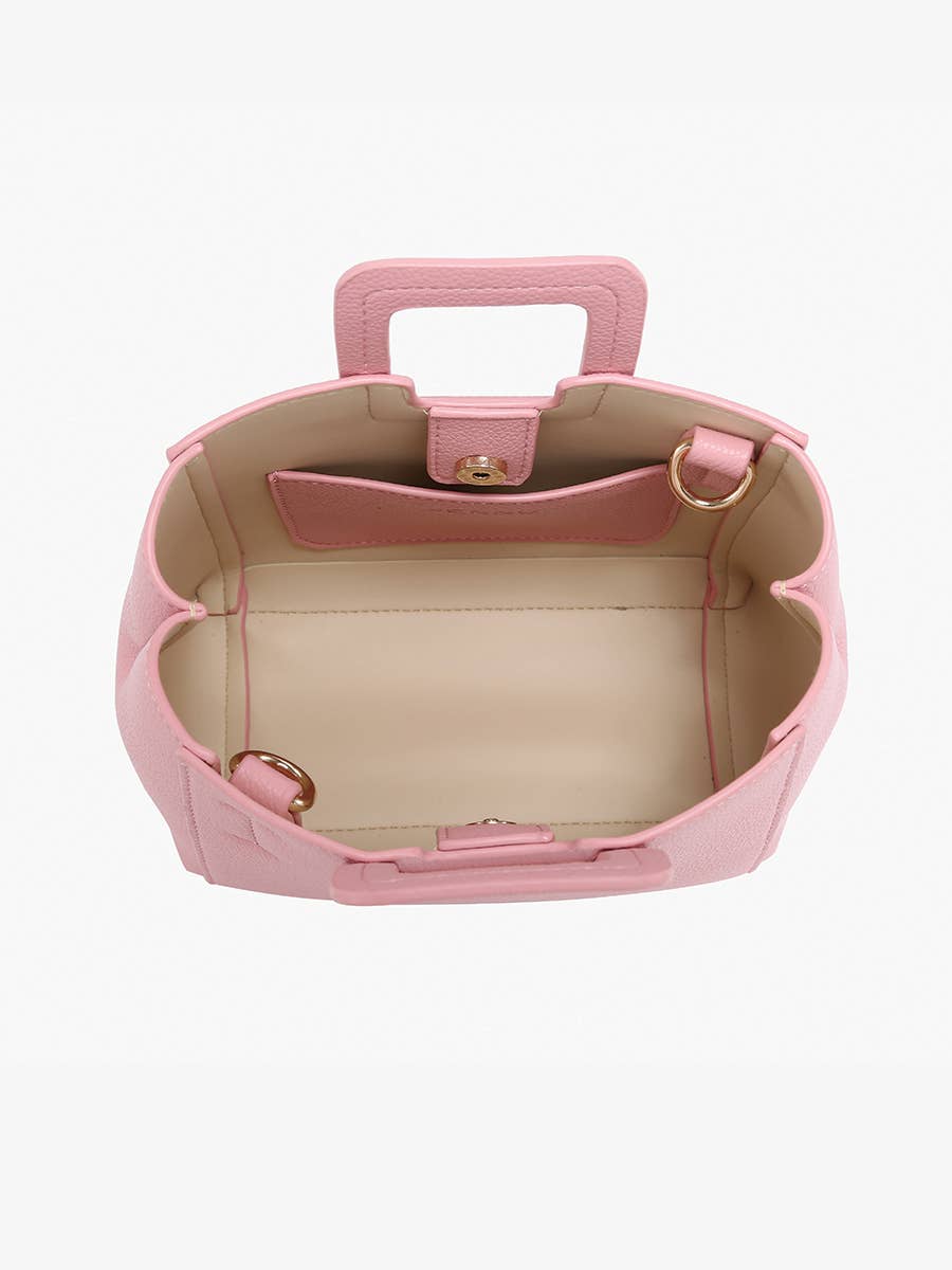 Jen & Co. - Wholesale Satchel - Women's - M2719 Janie Mini Satchel/Crossbody w/ Square Handle5