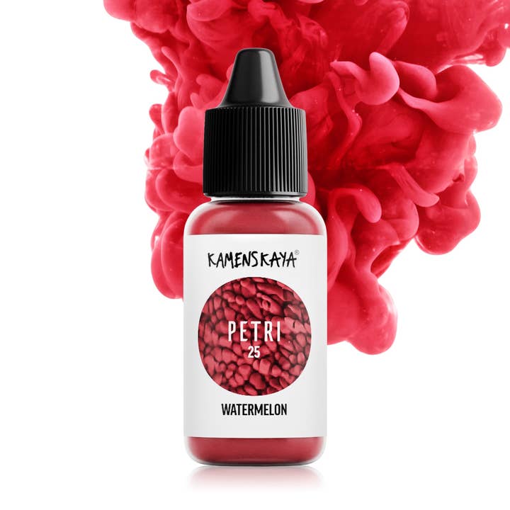 Encre à alcool pour résine - Petri 25 'Pastèque' pour la vente par KAMENSKAYA