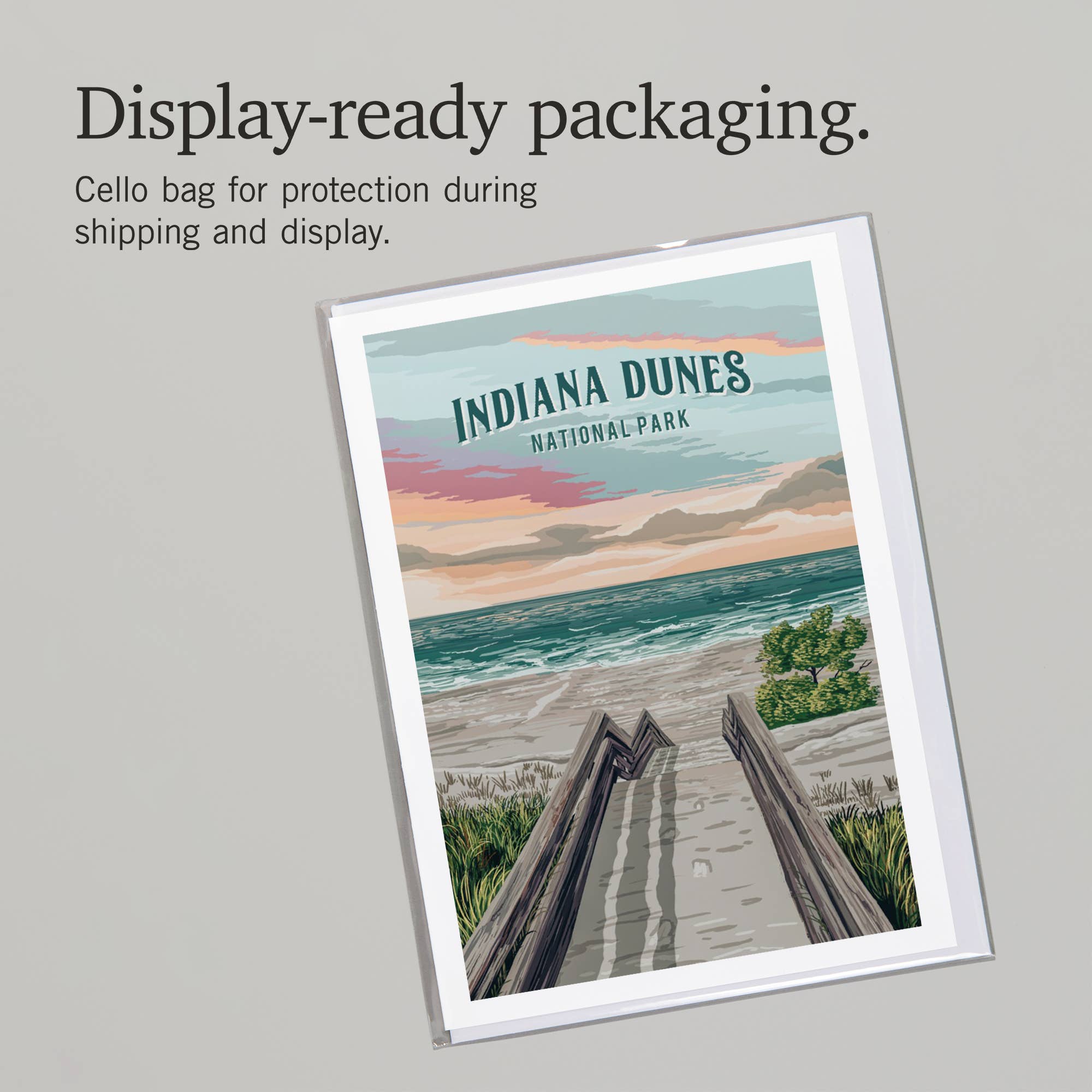 Lantern Press - Wholesale Everyday Greeting Card - GREETING CARD Indiana Dunes National Park, Indiana6
