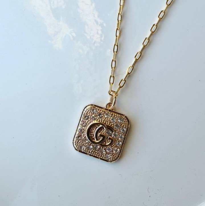 El & Gray Design - Wholesale Pendant/Charm Necklace - Upcycled Designer Pendant Necklace #101 - Adjustable Chain0