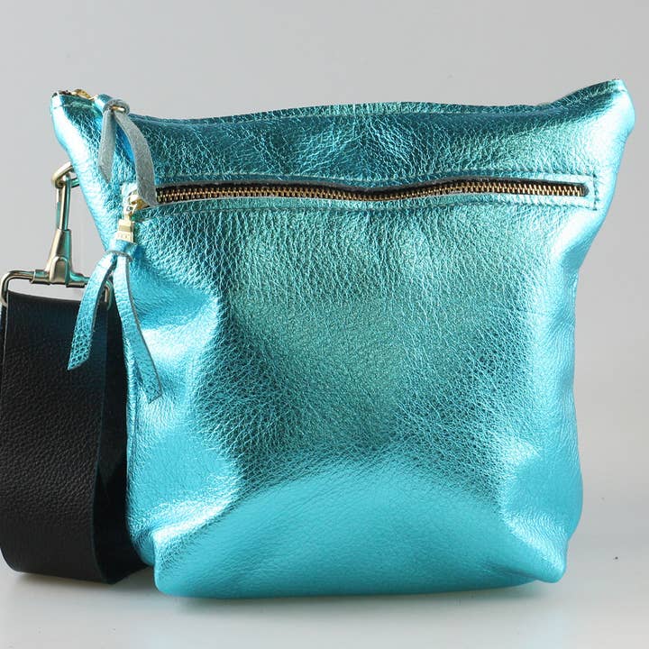 Zina Kao Exclusives - Wholesale Crossbody Bag - Women's - The Metallic Lakeshore Crossbody Bag - 3 sizes!1