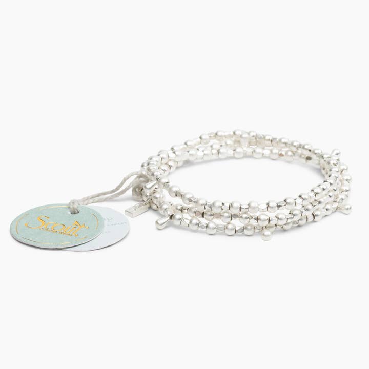 Metal Wrap - Classic/Teardrop/Silver for wholesale by Scout Curated Wears