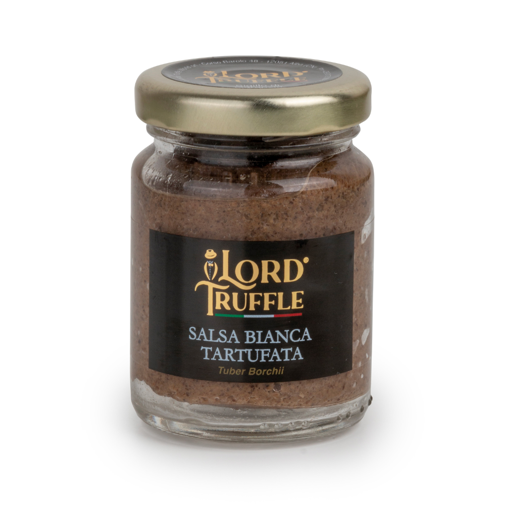 LORD TRUFFLE – Großhandel Soße – Bianchetto-Trüffelsoße und italienische Pilzcreme 80 g0