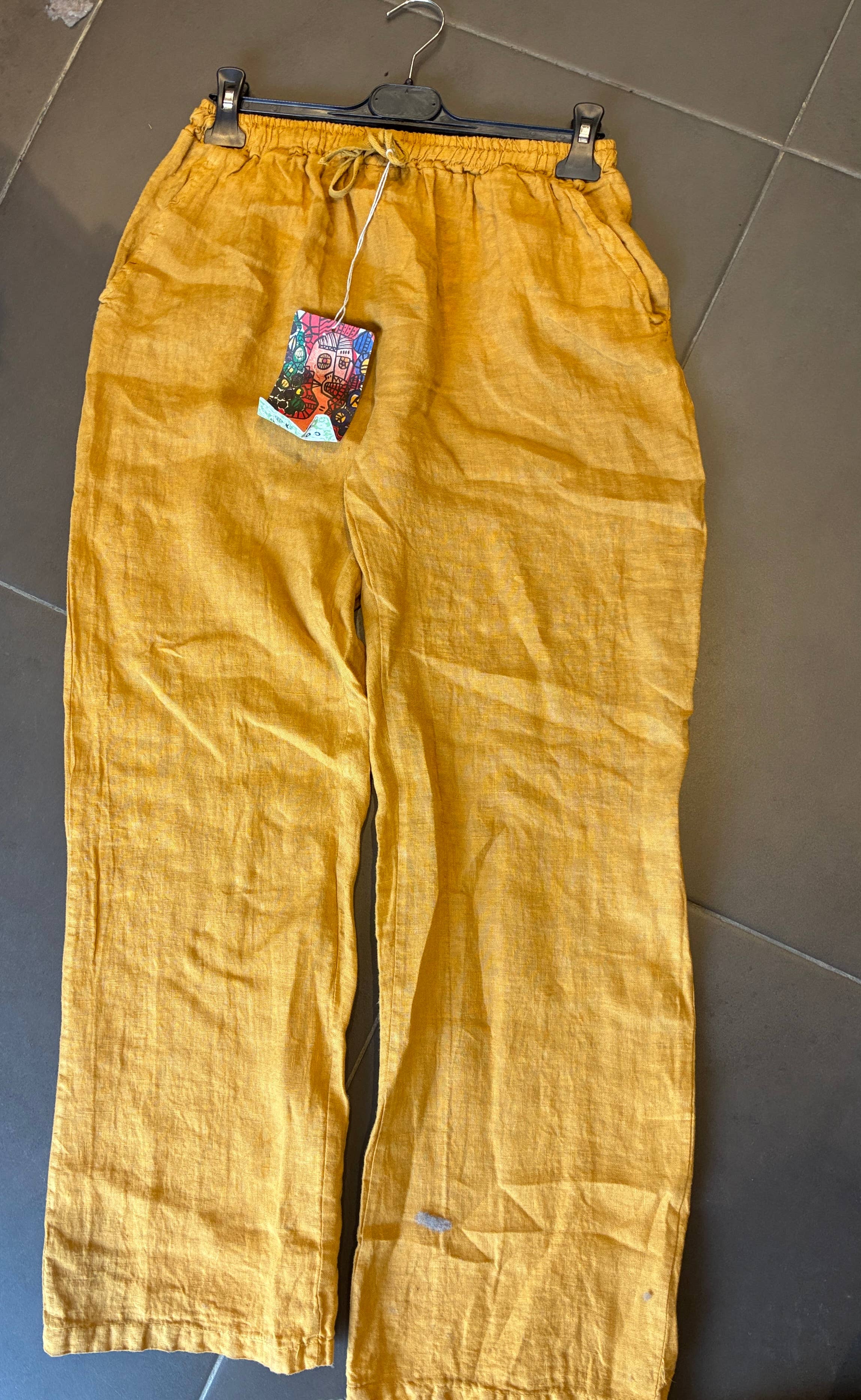 la maison des fibres naturelles - Wholesale Pants - Women's - Straight linen trousers 630132 100% linen28