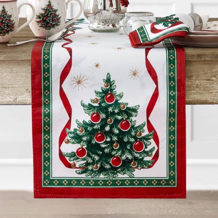 Villeroy & Boch Toy's Delight Holiday Table Runner -13x70 for wholesale by Threadmade Home